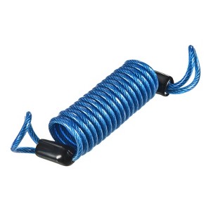 Unique Bargains Security Steel Cable Coated Spring Luggage Lock Wire Rope - 1 of 4