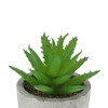 Unique Bargains Artificial Plants Mini 5-Tier Aloe in Pulp Plastic 1.97"x1.97"x3.94" 1 Pcs - 4 of 4