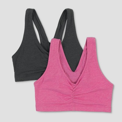 hanes cotton sports bra