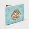 Beaded Seashell Zip Pouch - A New Day™ - 2 of 4