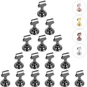 16PK Table Number Holders Place Card Holders 1.7 Inch Table Card Holders Steel Card Holders for Photos, Food Signs, Memo Notes, Weddings, Restaurants - 1 of 4