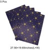 Unique Bargains Gift Wrap Paper Glossy Coated Paper 27.56 x 19.69" 5 Pcs - 3 of 4