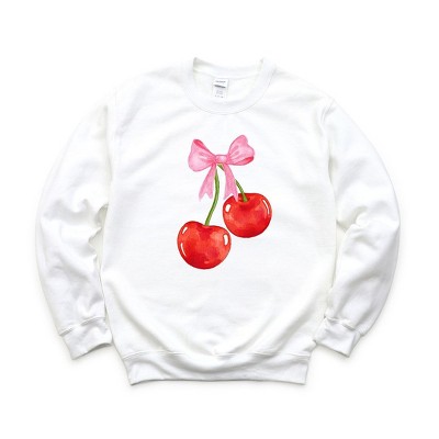 Simply Sage Market Women's Graphic Sweatshirt Coquette Cherries