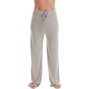 Just Love Womens Wide Leg Casual Comfy Flowy Loose Stretch - Palazzo Pajama Pants PJs - 1 of 3
