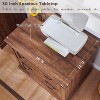 SinCiDo Farmhouse 2 Drawer File Cabinet, 30" Office Storage Cabinet w/Hanging Folders Holds A4 Letter Legal Files Size - 4 of 4
