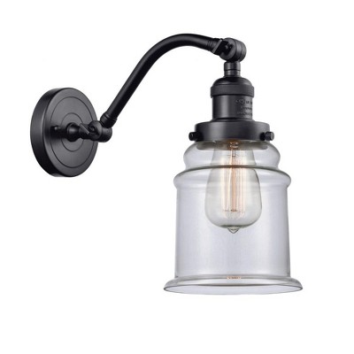 Franklin Restoration - 1 Light Canton Wall Sconce In IndustrialStyle-11.5 Inches Tall and 6 Inches Wide