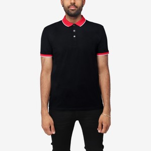 X RAY Men's Short Sleeve ribbed cuffs Polo Shirt - 1 of 4