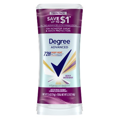 Degree Antiperspirant Deodorant Sexy Intrigue, 2.6 oz, Twin Pack