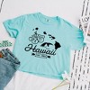 Simply Sage Market Women's Hawaii Vintage Short Sleeve Relaxed Fit Cropped Tee - 3 of 3