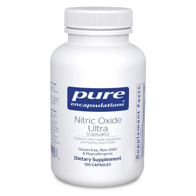 Pure Encapsulations Nitric Oxide Ultra (Capsules) - Supports Nitric Oxide Production - With L-Citrulline & CranLoad Cranberry Extract