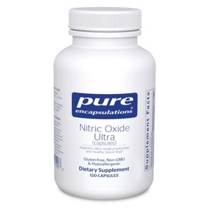 Pure Encapsulations Nitric Oxide Ultra (Capsules) - Supports Nitric Oxide Production - With L-Citrulline & CranLoad Cranberry Extract - 1 of 4