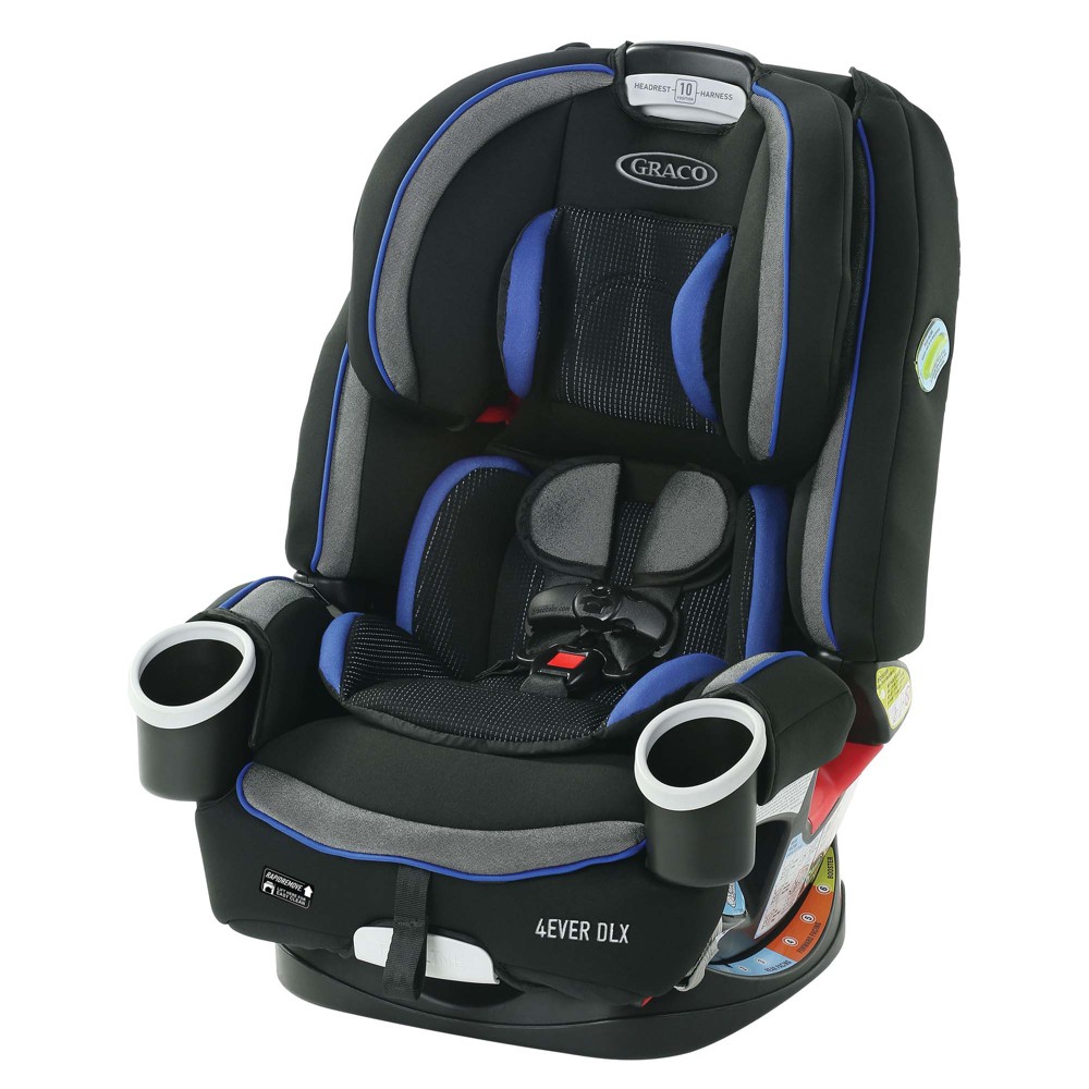 Graco 4Ever Dlx 4-in-1 Convertible Car Seat - Black/Blue