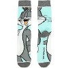 Looney Tunes Bugs Bunny Crew Socks Character Knit Hosiery - 3 of 3