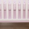 NoJo Disney The Little Mermaid Pink and White Ariel Cute by Nature Fitted Crib Sheet - 3 of 4