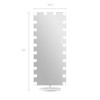 VANITII Marilyn Hollywood Vanity Mirror - Full Length Mirror with Swivel - 3 of 4
