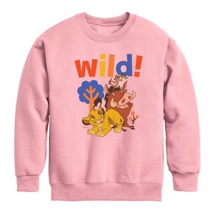 Boys' - Disney - Wild! Graphic Long Sleeve Fleece Sweatshirt - 1 of 3
