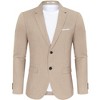 Men's Casual Blazer Sport Coat Two Button Lightweight Business Jackets - 2 of 4