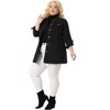Agnes Orinda Women's Plus Size Buttons Long Sleeve Jean Jackets - 3 of 4