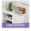 Entryway 5-Tier Shoe Cabinets Modern Freestanding Wood Shoe Organizer Cabinet - 4 of 4