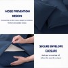SUBRTEX 4-Piece Bed Sheet Set – Breathable Sheets & Pillowcases with Deep Pockets, Navy Blue - 2 of 4