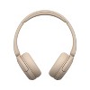 Sony WH-CH520 Wireless Bluetooth Headphones With Mic and Voice Assistant (Beige) - 3 of 4