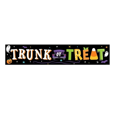 Big Dot of Happiness Trunk or Treat - Halloween Car Parade Party Decorations Party Banner