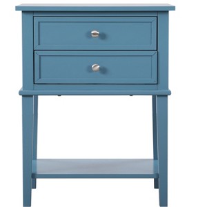 Passion Furniture Newton 2-Drawer Nightstand (28 in. H x 22 in. W x 16 in. D) - 1 of 4