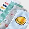 Girls' 4pk Super Soft ' Smiley' Crew Socks - Cat & Jack™ - image 3 of 3