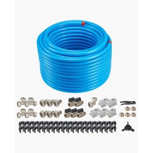 VEVOR Air Compressor Line Kit, 200FT x 3/4", HDPE-Aluminum Compressed Air Piping System, Leak-Proof & Easy-to-Install, Blue - 1 of 4