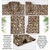 HAPPY BAY Men's Stylish Summer Short Sleeve Hawaiian Vacation Shirts Cruise Holiday Tops Button-Down Hawaii Shirts Men - 3 of 4