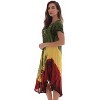 Riviera Sun Rasta Short Sleeve Umbrella Dresses for Women 21929-S - 2 of 3
