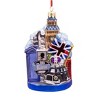 Kurt Adler Glass Ornament for Christmas Tree, London Cityscape - 3 of 3