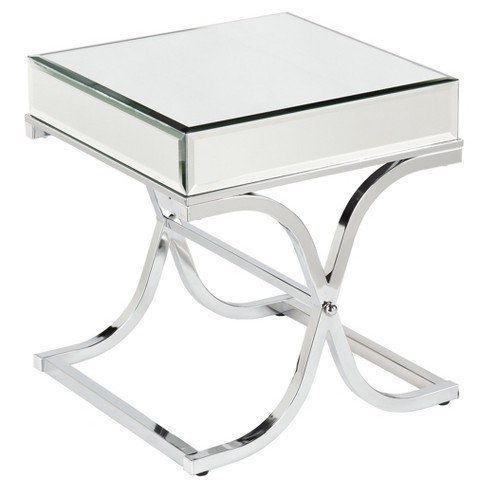 Mirrored end hot sale table target