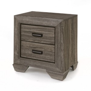 NicBex Nightstand with Drawers,Side Table with Wood Tapered Legs and Finish,Modern Bedside Table for Bedroom,Living Room - 1 of 4
