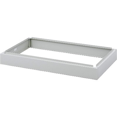 Safco 5-Drawer Steel Flat File Closed Base Light Gray Letter 4970LG