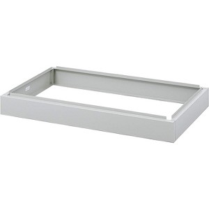 Safco 5-Drawer Steel Flat File Closed Base Light Gray Letter 4970LG - 1 of 2