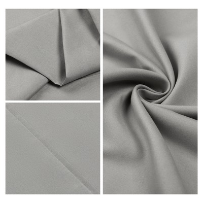 Gray Standard Polyester Pillowcases with Envelope Closure