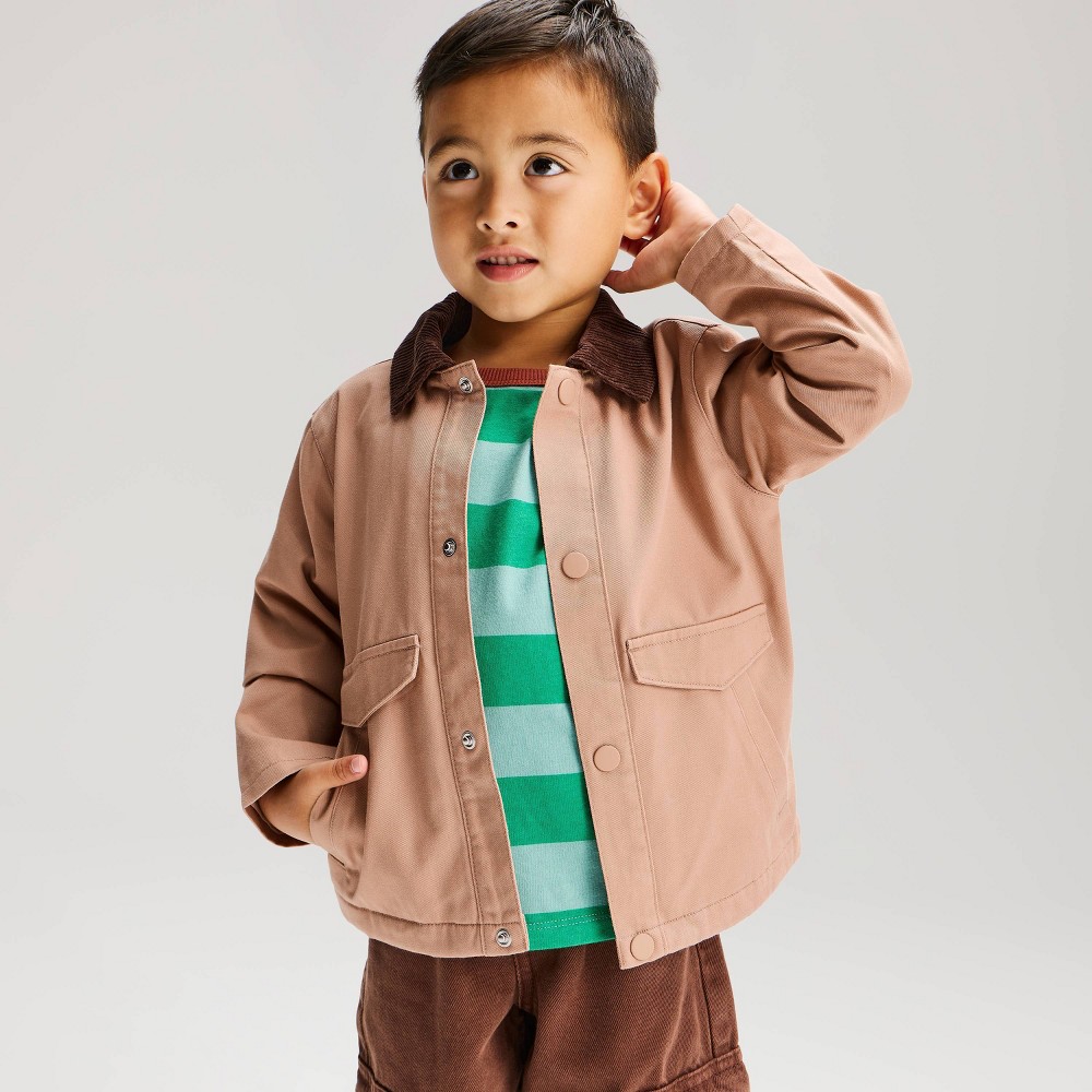 Toddler Boys' Barn Jacket - Cat & Jack™ Brown 3T