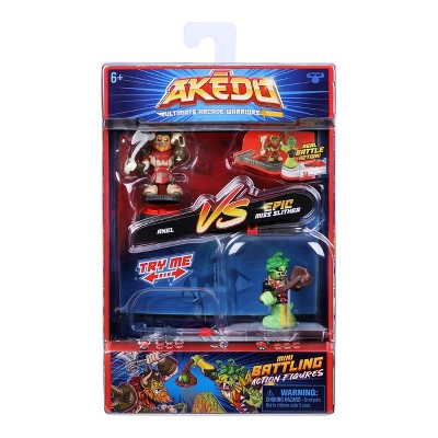 Photo 1 of Akedo Versus Pack Mini Battling Action Figures 2-pack - Axel VS. Miss Slither