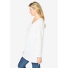 Woman Within Plus Size Perfect Long-Sleeve V-Neck Tunic - 4 of 4