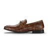 Ferro Aldo Mens Declan MFA19752 Alligator Skin Texture Moc-Toe Penny Loafers with Decorative Buckle - 4 of 4