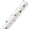 96"x30" Christmas Wrapping Paper Tiny Christmas Icons - 2 of 4