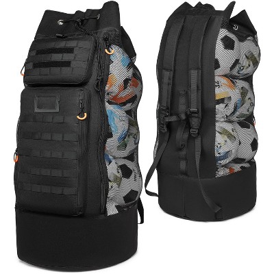 Generic Soccer Ball Bags for Coaches, Extra Large Mesh Ball Bag with Shoulder Strap