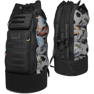 Generic Soccer Ball Bags for Coaches, Extra Large Mesh Ball Bag with Shoulder Strap - 1 of 4