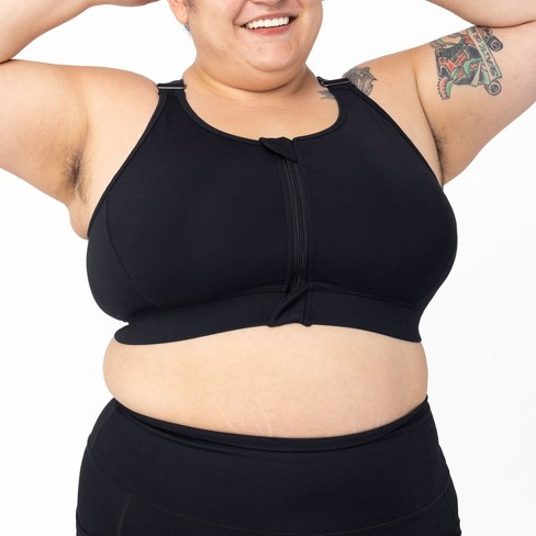 Superfit Hero Women's Plus Size Zip Front Sports Bra : Target