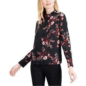 maison Jules Womens Floral Pullover Blouse - 1 of 1