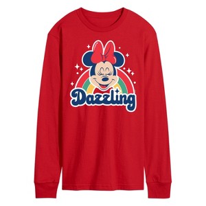 Men's - Disney - Dazzling Minnie Long Sleeve Graphic T-Shirt - 1 of 3