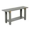 CAVINAS Minimalist Console Table with Metal Accents,Entryway Table with Built-in Shelf,Console Table for Living Room - 3 of 4