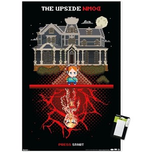 Trends International Netflix Stranger Things: Season 5 (2025) -16-Bit Upside Down Unframed Wall Poster Prints - 1 of 4