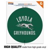 Loyola University Maryland Greyhounds Logo Automotive Car Window Locker Circle Bumper Sticker - 3 of 4